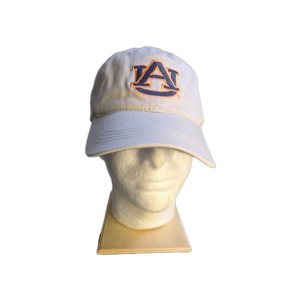 Auburn University Tigers NCAA Cap Hat Adult Adjustable Beige Cotton